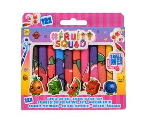 Skrive- & Tegneverktøy - Canenco Fruity Squad Crayons with Fragrance 12pcs. - FS60354