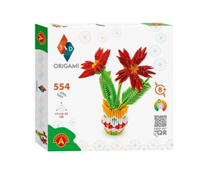 Arts & Crafts - Tilbehør - Selecta ORIGAMI 3D - Flower pot 554 pcs. - AT2553