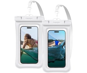 Mobil - Deksel og etui - Spigen Aqua Shield WaterProof Floating Case A610 2 Pack - white - ACS06017