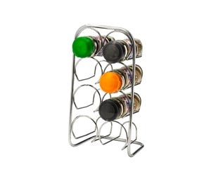 Kjøkkentilbehør - Hippie de Luxe Spice shelf for 8 Jars Chrome - HA71008