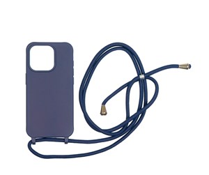 Mobil - Andre tilbehør - Mobile Origin Lanyard Case - blue - iPhone 15 Pro - LYC-S-BLU-15PRO