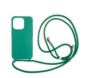 Mobil - Andre tilbehør - Mobile Origin Lanyard Case - dark green - iPhone 15 Pro - LYC-S-GRN-15PRO