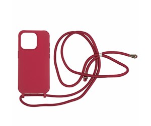 Mobil - Andre tilbehør - Mobile Origin Lanyard Case - cherry - iPhone 15 Pro - LYC-S-CHR-15PRO