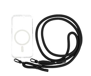 Mobil - Andre tilbehør - Mobile Origin Lanyard MagSafe Case - clear - iPhone 15 Pro - LYC-S-CLR-MS-15PRO