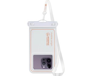 Mobil - Deksel og etui - Mobile Origin Waterproof floating case 6.5" - white/orange - DBL-WHT-ORG01