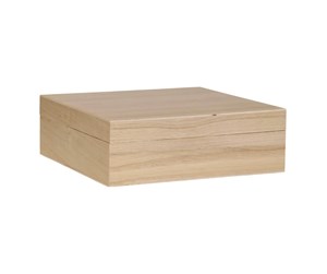 Barnerom - Playwood Square box with loose lid - SL 046