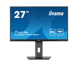 Skjerm - 27" iiyama ProLite XUB2797HSN-B1 - LED monitor - Full HD (1080p) - 27" - XUB2797HSN-B1