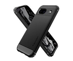 Mobil - Deksel og etui - Spigen Rugged Armor - matte black - Google Pixel 8a - ACS07259