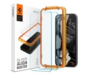 Mobil - Beskyttelsesglass - Spigen Glass tR AlignMaster 2 Pack - Google Pixel 8a - AGL07464