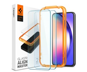 Mobil - Beskyttelsesglass - Spigen Glass tR AlignMaster Clear 2 Pack - Samsung Galaxy A54 5G - AGL05966