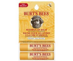 Ansiktspleie - Burt's Bee Uni Beeswax Lip Balm Tube Blister Twin Pack - 90844-14