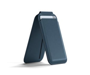 Mobil - Andre tilbehør - Satechi Magnetic Wallet Stand - Blue - ST-VLWB