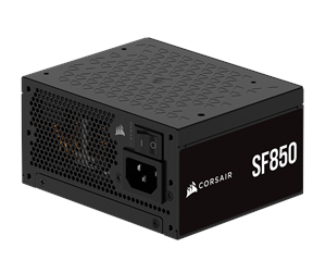 Strømforsyning (PSU) - Corsair SF Series SF850 (2024) Strømforsyning (PSU) - 850 Watt - 92 mm - ATX 3.1 - 80 Plus Platinum sertifisert - CP-9020256-EU