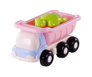 Utendørsleker - Cavallino Toys Cavallino Beach Dump Truck with 4 Sand Molds Pink - 9147SF01