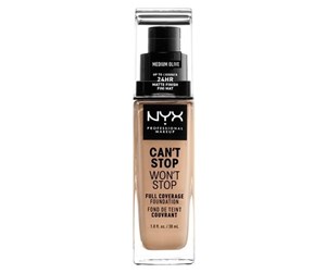 Sminke - NYX Professional Makeup  Can't Stop Won't Stop Foundation - Medium Olive 30 ml - 0800897157265