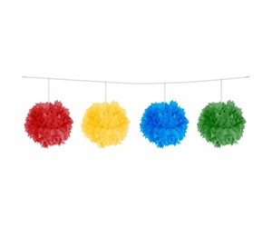 Leketøy - Folat BV Colored Pompom Garland - 22853