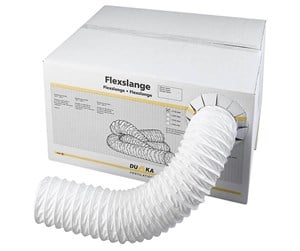 Ventilation - Duka Flex hose Ø127x25000 mm white - 109680