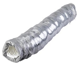 Ventilation - Duka Flex hose with insulation Ø102x4000 mm white - 109624