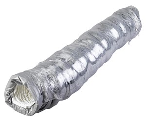 Ventilation - Duka Flex hose with insulation Ø127x4000 mm white - 109629