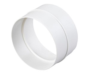 Ventilation - Duka Joint socket Ø100 mm white - 127155