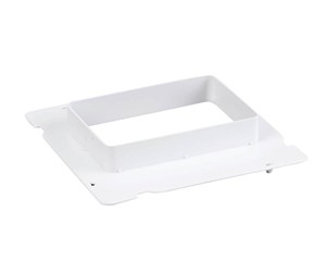 Ventilation - Duka Transition piece Type 6A 100x150 mm white - 111265