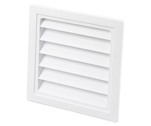 Ventilation - Duka Jalousie grid Type 63.3 150 x 150 mm white - 109031