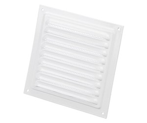 Ventilation - Duka Jalousie grid 150x150 mm white - 127142