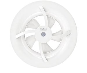 Ventilation - Duka Fan S7 with 9 functions Ø100 mm white - 350886