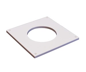 Ventilation - Duka Cover plate S7 195x195mm Ø100mm - 351065