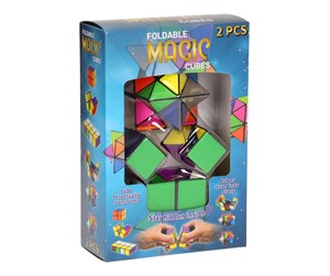 Små gaver til barn - Johntoy Magic Cube Foldable 2 pcs. - 25030