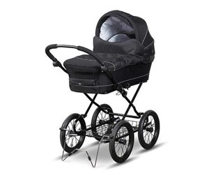 Barnevogner & Sportsvogner - Trille Fix Standard Pram - Black Alligator - 10-33SH