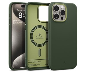 Mobil - Deksel og etui - Spigen Caseology Nano Pop MagSafe iPhone 15 Pro Max avo green - ACS06619