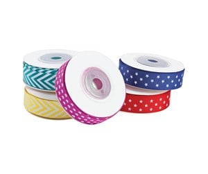 Arts & Crafts - Tilbehør - Colorations - Ribbon with Patterns Set of 5 - CHPATRIB