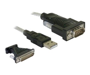 Nettverksadapter - DeLOCK - serial adapter - USB - RS-232 - 61308