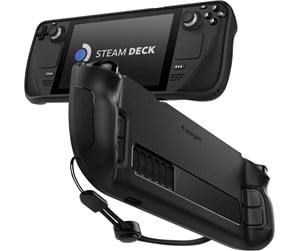 Mobil - Deksel og etui - Spigen Rugged Armor - black - Steam Deck - ACS03730