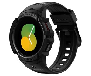 Smartklokke - Tilbehør - Spigen Rugged Armor Pro - black - Samsung Galaxy Watch5/Watch4 44mm - ACS03830