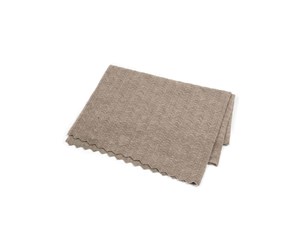 Babyutstyr - Smallstuff - Baby Blanket Fishbone Merino Wool - Nature - 70007-80