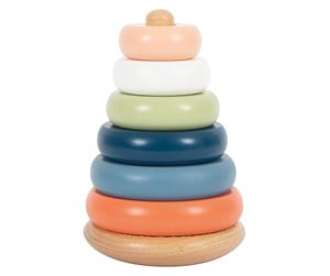 Babyleker - Small Foot - Wooden Stacking Tower Arctic 7 pcs. - 12444