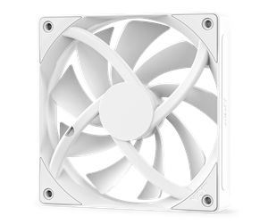 Kabinettvifte - NZXT F120Q V2 Quiet Airflow - Kabinettvifte - 120mm - Hvit - 25 dBA - RF-Q12SF-W2