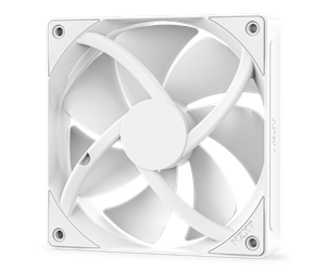 Kabinettvifte - NZXT F120P V2 - Static Pressure - Kabinettvifte - 120mm - Hvit - 30 dBA - RF-P12SF-W2