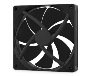 Kabinettvifte - NZXT F140P V2 - Static Pressure - Kabinettvifte - 140mm - Svart - 30 dBA - RF-P14SF-B2