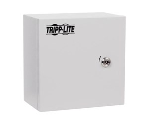 Rackskap - Tripp Lite SmartRack Outdoor Industrial Enclosure with Lock - NEMA 4 Surface Mount Metal Construction 10 x 10 x 10 in. Gray - SRIN4101010