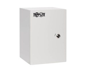 Rackskap - Tripp Lite SmartRack Outdoor Industrial Enclosure with Lock - NEMA 4 Surface Mount Metal Construction 10 x 14 x 10 in. Gray - SRIN4101410