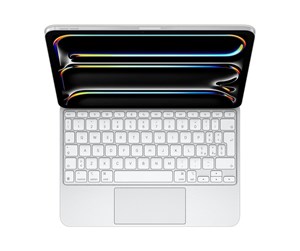 Tastatur - Apple Magic Keyboard - keyboard and folio case - with trackpad - QWERTY - Italian - white Input Device - Tastatur & Foliosett - Italiensk - Hvit - MWR03T/A