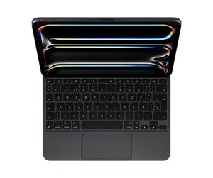 Tastatur - Apple Magic Keyboard - keyboard and folio case - with trackpad - QWERTY - Spanish - black Input Device - Tastatur & Foliosett - Spansk - Svart - MWR23Y/A