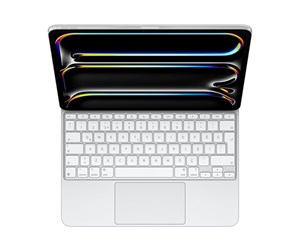 Tastatur - Apple Magic Keyboard - keyboard and folio case - with trackpad - QWERTY - Turkish - white Input Device - Tastatur & Foliosett - Tyrkisk - Hvit - MWR43TX/A