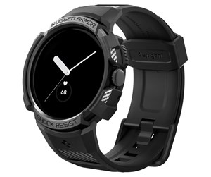 Smartklokke - Tilbehør - Spigen Rugged Armor Pro - black - Google Pixel Watch/Watch 2 - ACS04800