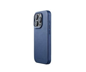 Mobil - Deksel og etui - Mujjo iPhone 15 Pro Leather Case - Monaco Blue - MUJJO-CL-039-BL