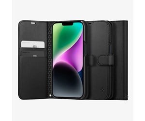 Mobil - Deksel og etui - Spigen Wallet S iPhone 14 black - ACS05421