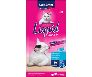 Katt - Vitakraft Liquid Snack med laks + Omega3 - 16423